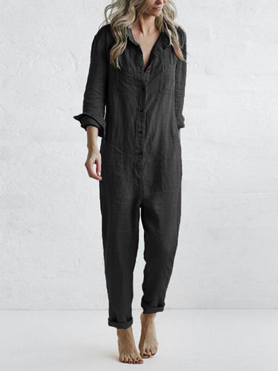 Lynn Long-sleeved Jumpsuit