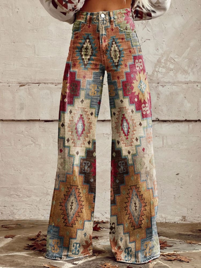 LIHWAK  VINTAGE WIDE LEG PANTS