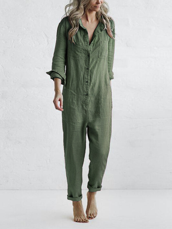 Lynn Long-sleeved Jumpsuit