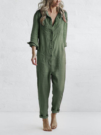 Lynn Long-sleeved Jumpsuit