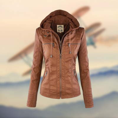 Corinna Handmade Italian Leather Jacket