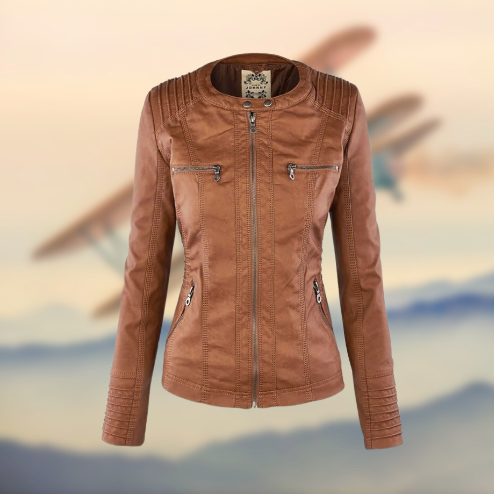 Corinna Handmade Italian Leather Jacket