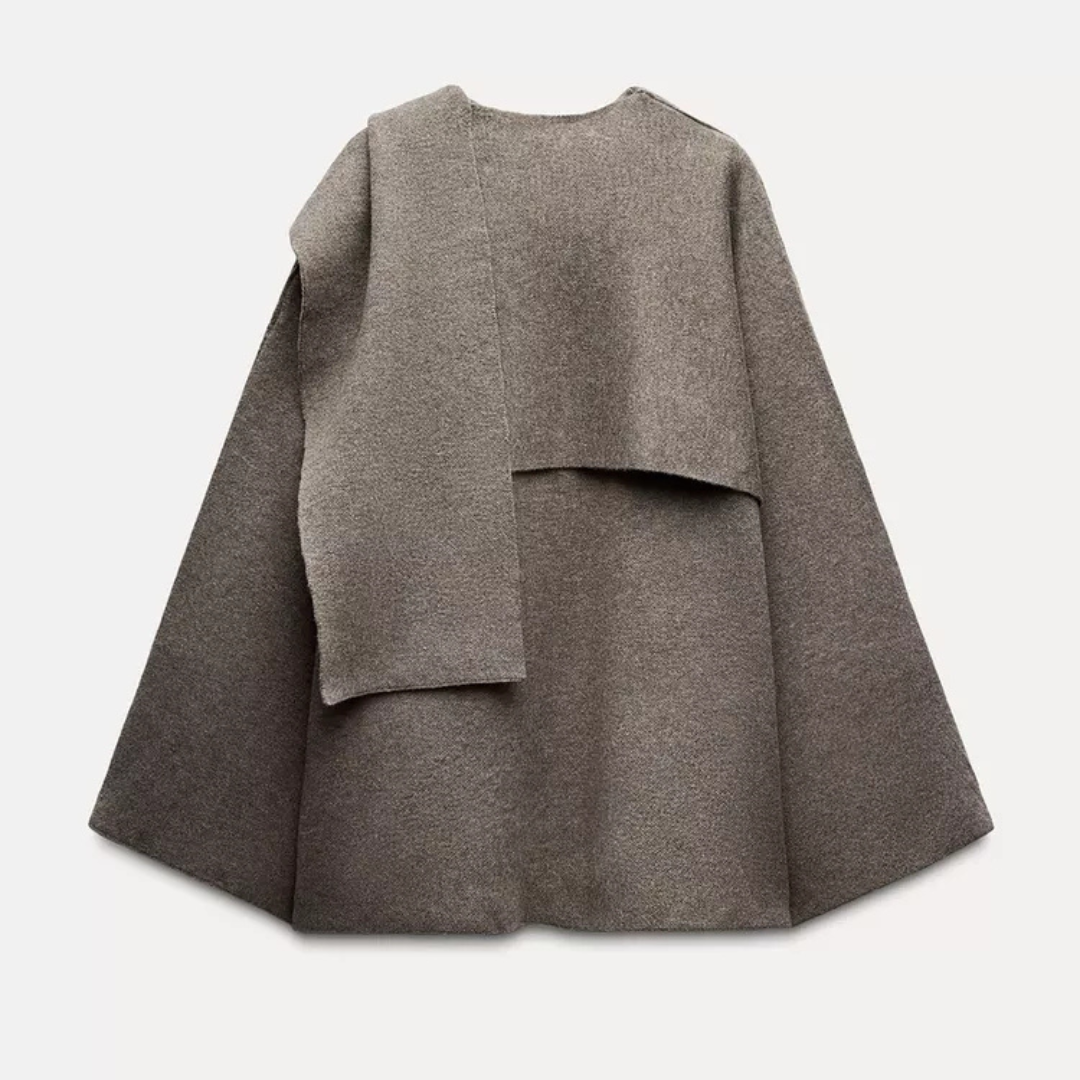 Elif Viral Cape Coat