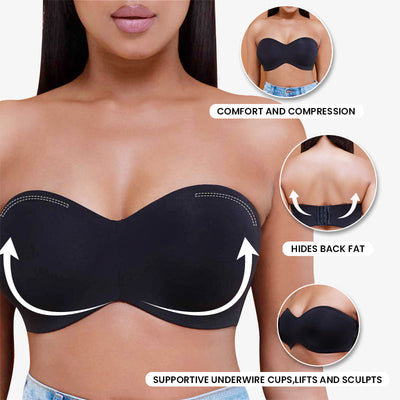 Strapless Full Support Non-Slip Bra