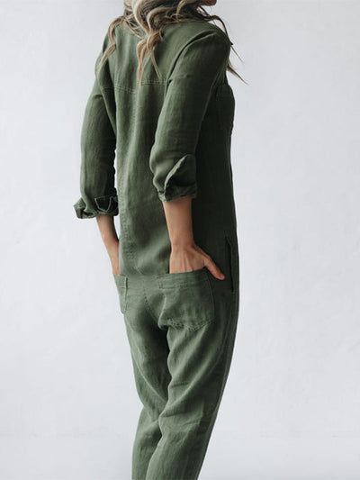 Lynn Long-sleeved Jumpsuit