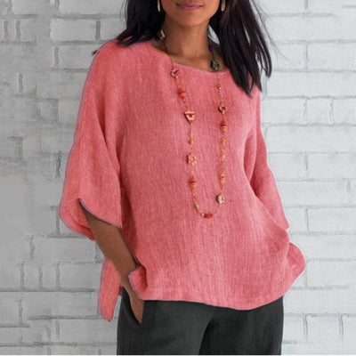 Elegant Cotton and Linen Top