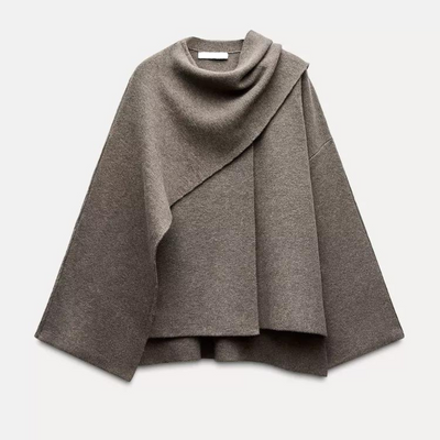 Elif Viral Cape Coat