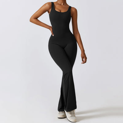 Qamorra™ | Scrunch Butt Flare Jumpsuit