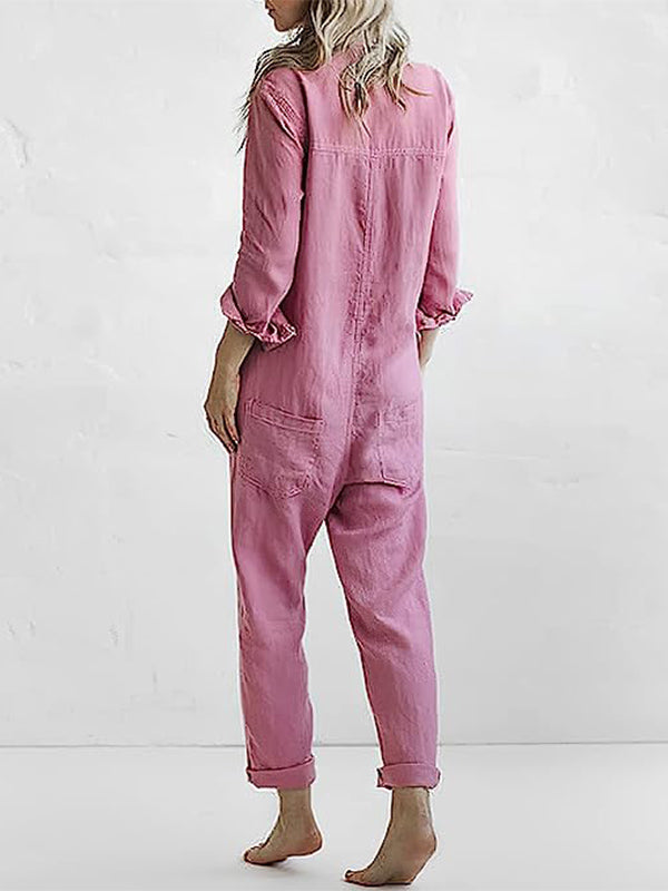 Lynn Long-sleeved Jumpsuit