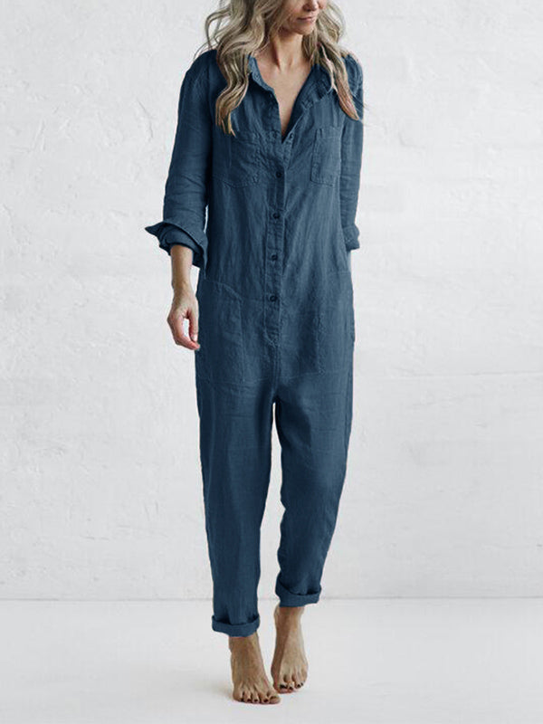 Lynn Long-sleeved Jumpsuit