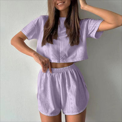 Isla Slim-Fit Top and Shorts