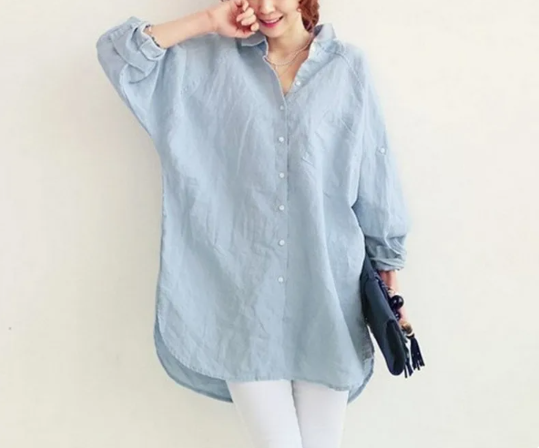 Oversized Linen Shirt