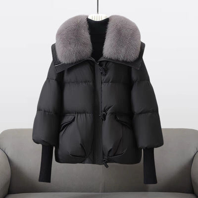 Valentina Glam Puffer Jacket (faux fur)