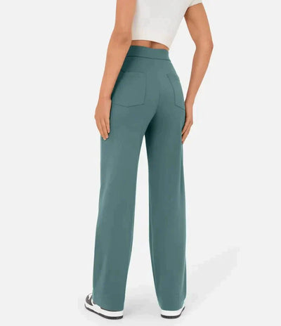 Sarah - High-Waisted Stretchy Trousers