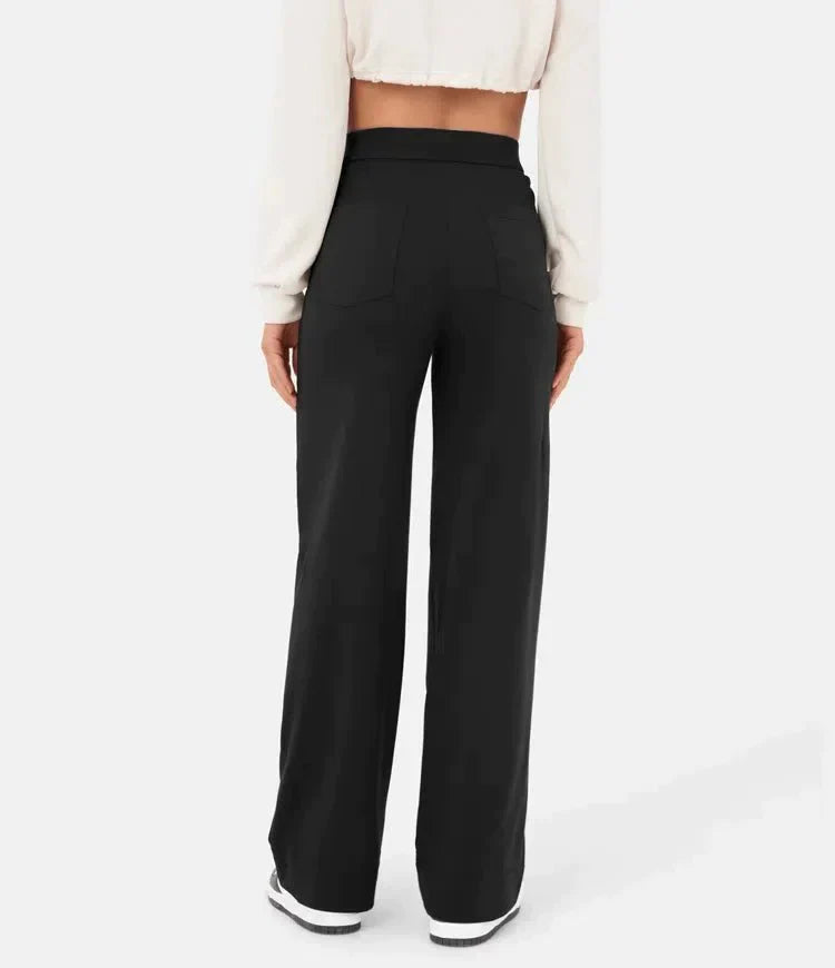 Sarah - High-Waisted Stretchy Trousers