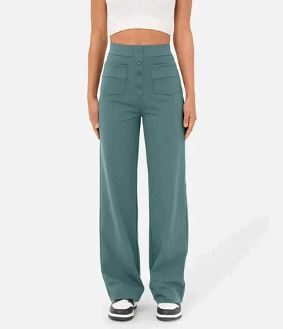 Sarah - High-Waisted Stretchy Trousers