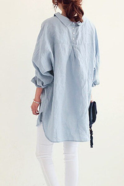 Oversized Linen Shirt